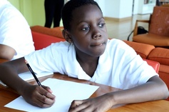 Teaching Artist Trainee inspired by Poet Barbara Danish