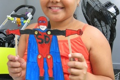 Bright Spot: Superhero Puppets!